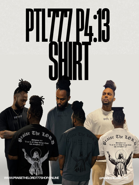 PTL777 4:13 oversize t shirt