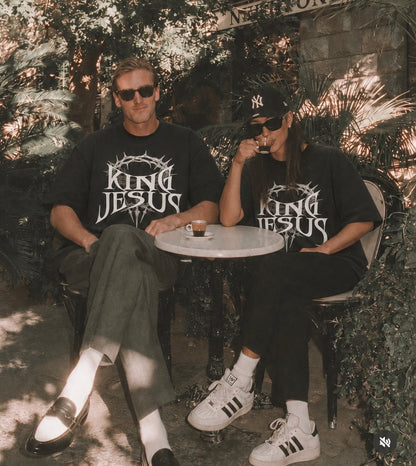 PTL 777 King Jesus Tee black