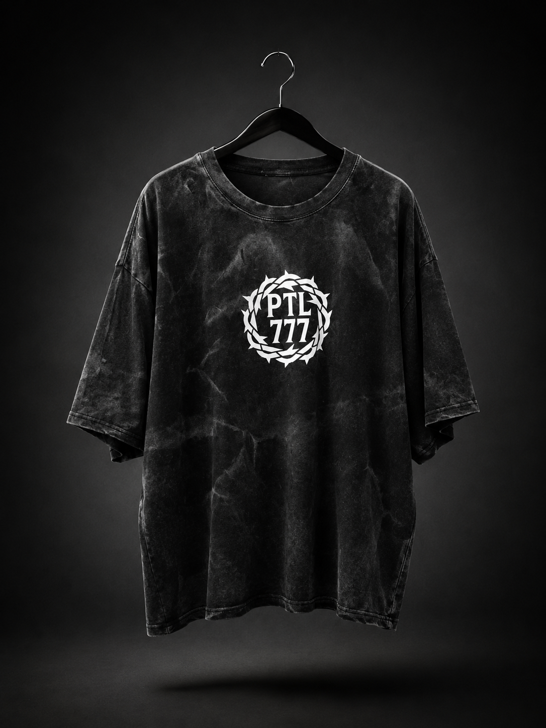 Crop PTL 777 Jesus Died For You tee
