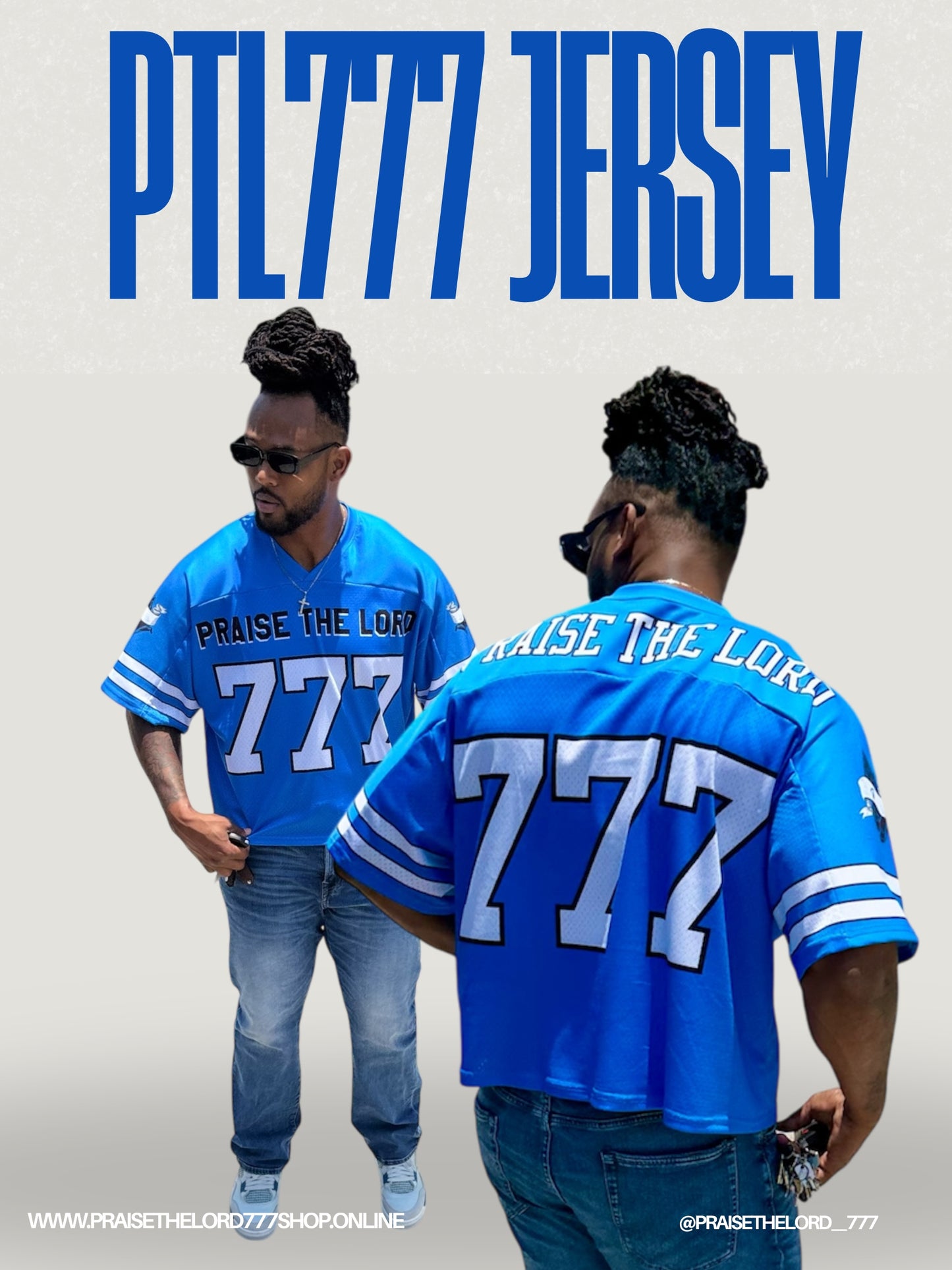 PTL777 UNISEX Cropped Top Jersey